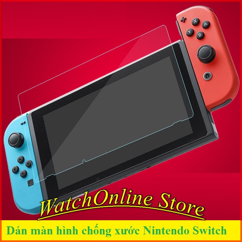 Miếng dán bảo vệ màn , chống xước Nintendo Switch trong suốt