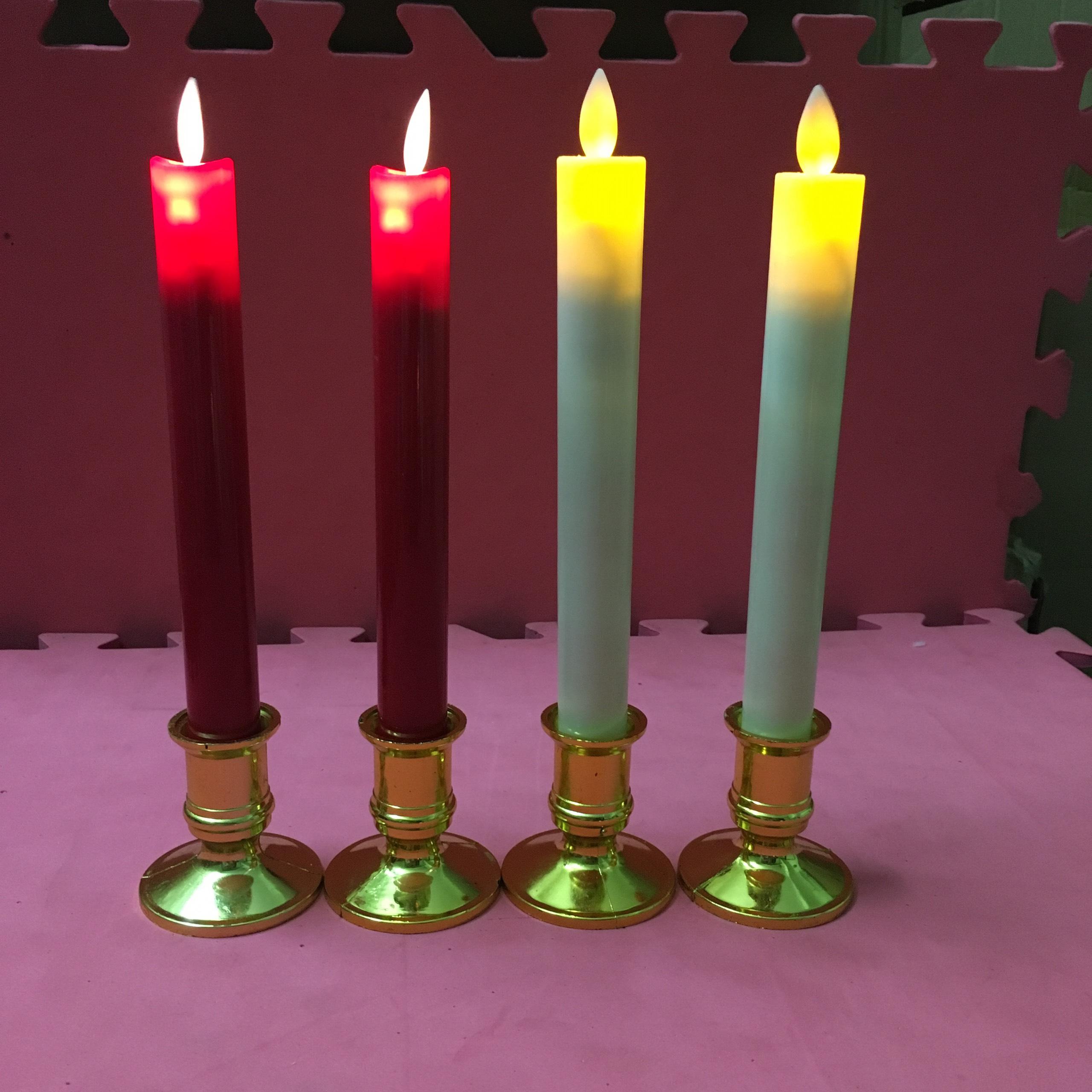 Nến điện-đèn cầy điện có chân đế cao 25cm