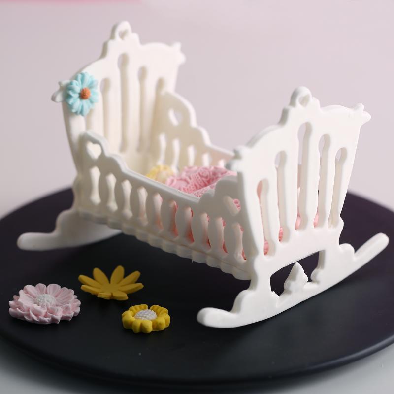 Fondant Bánh Nướng Bộ Tạo Khuôn Hình Bé Trăm Ngày Lễ Tuổi Tròn Cái Nôi Thép Không Rỉ Khuôn Bánh Khuôn Bánh Quy Bộ Tạo Khuôn Hình