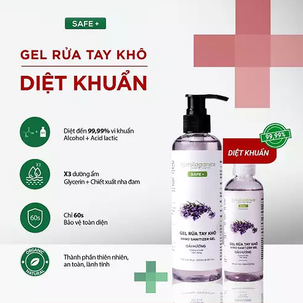Gel Rửa Tay Khô MILAGANICS 100ml