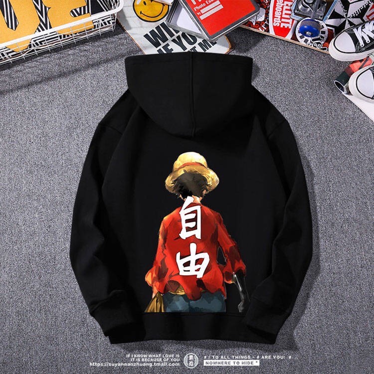 [HCM]Áo hoodie nam nữ form rộng hoạt hình 02 có bigsize chất nỉ bông dày dặn