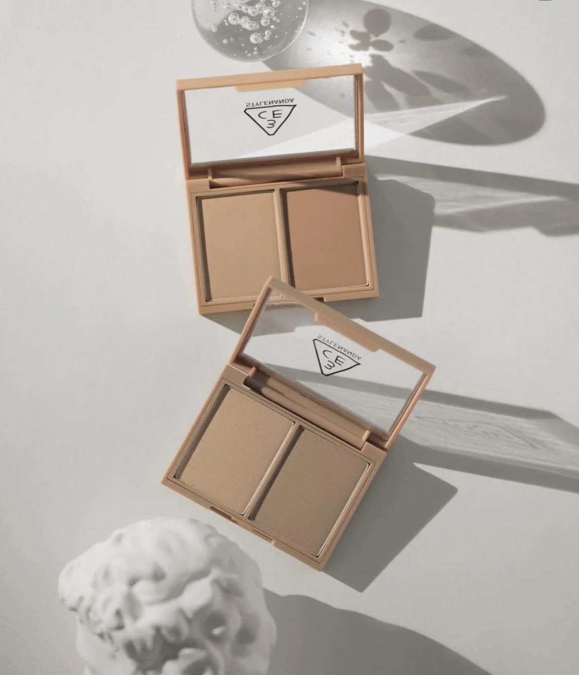 Phấn Tạo Khối 3CE Contour Shading 8.5g (Ash Brown - Soft Brown)