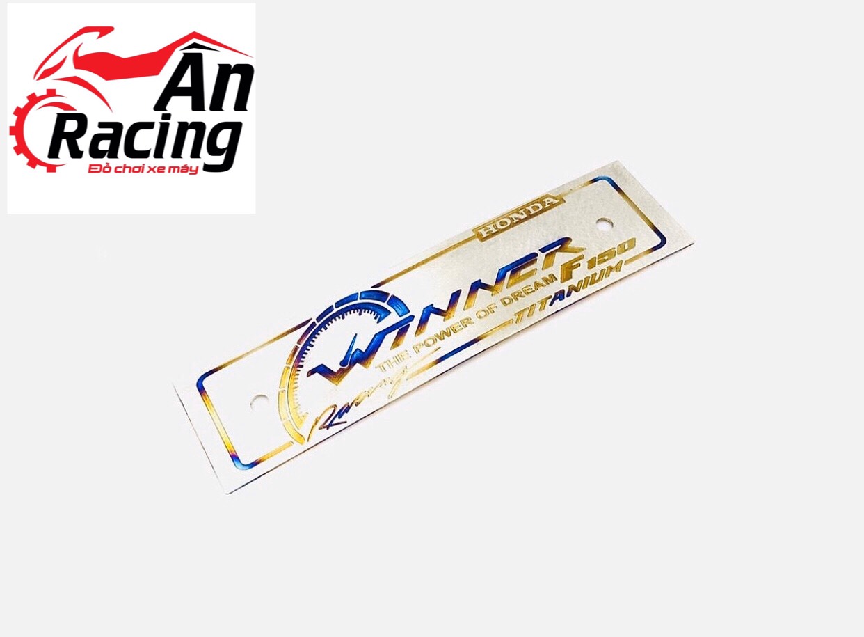 Bảng tên titan xe winner
