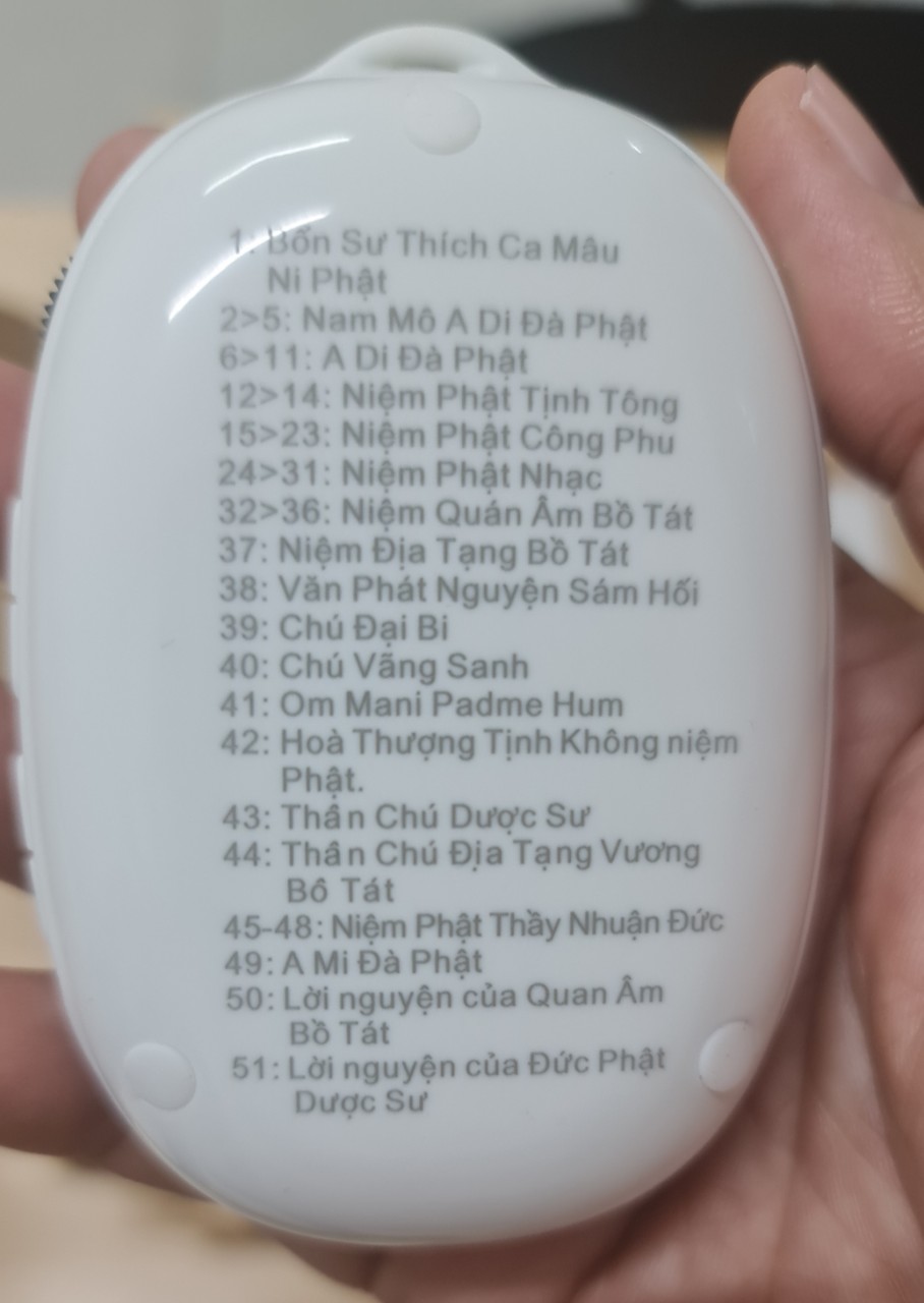 Máy Niệm Phật Lá Bồ Đề 51 Bài