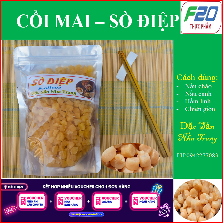 1kg Sò Điệp ngon ngọt