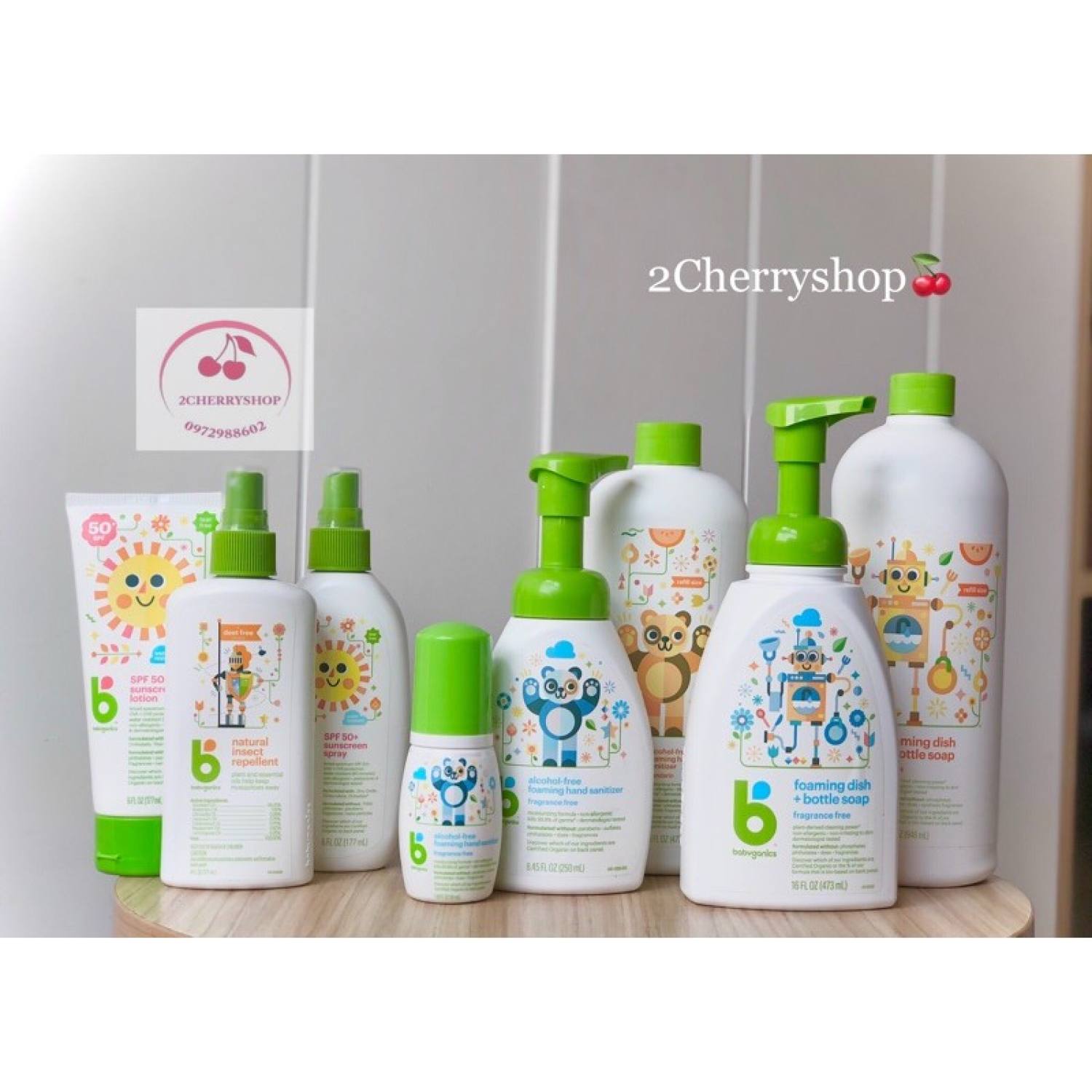 Nước rửa tay khô Babyganic cao cấp