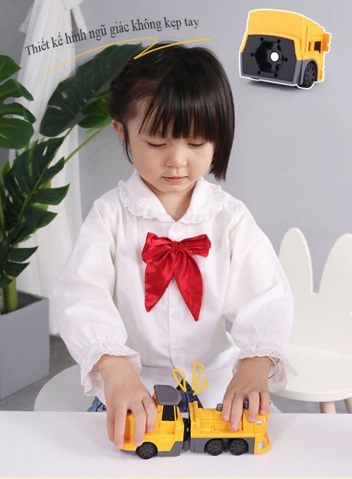 Bestmart - Bộ Robot mô hình Magnetic CITY ENGINEERING 21pcs