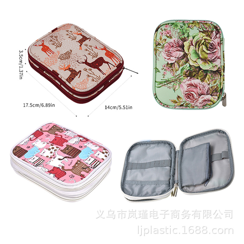 Ví đựng kim 2 ngăn / bóp đựng kim 2 ngăn