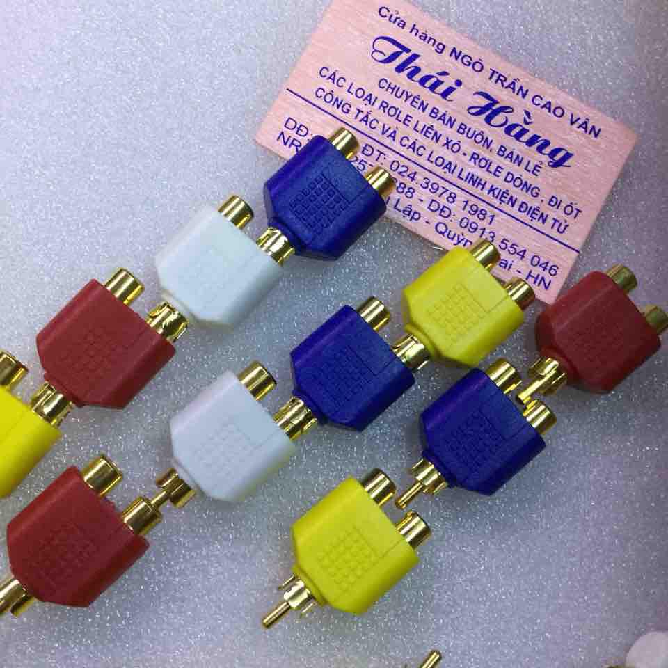 Jack nối 3 chạc AV giá cho 5 chiếc