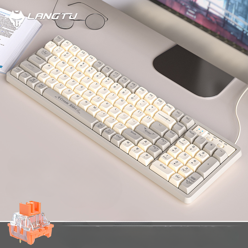 Bàn Phím Cơ GK102 HOTSWAP LANGTU Golden Switch Bàn phím cơ cao cấp dành cho game thủ