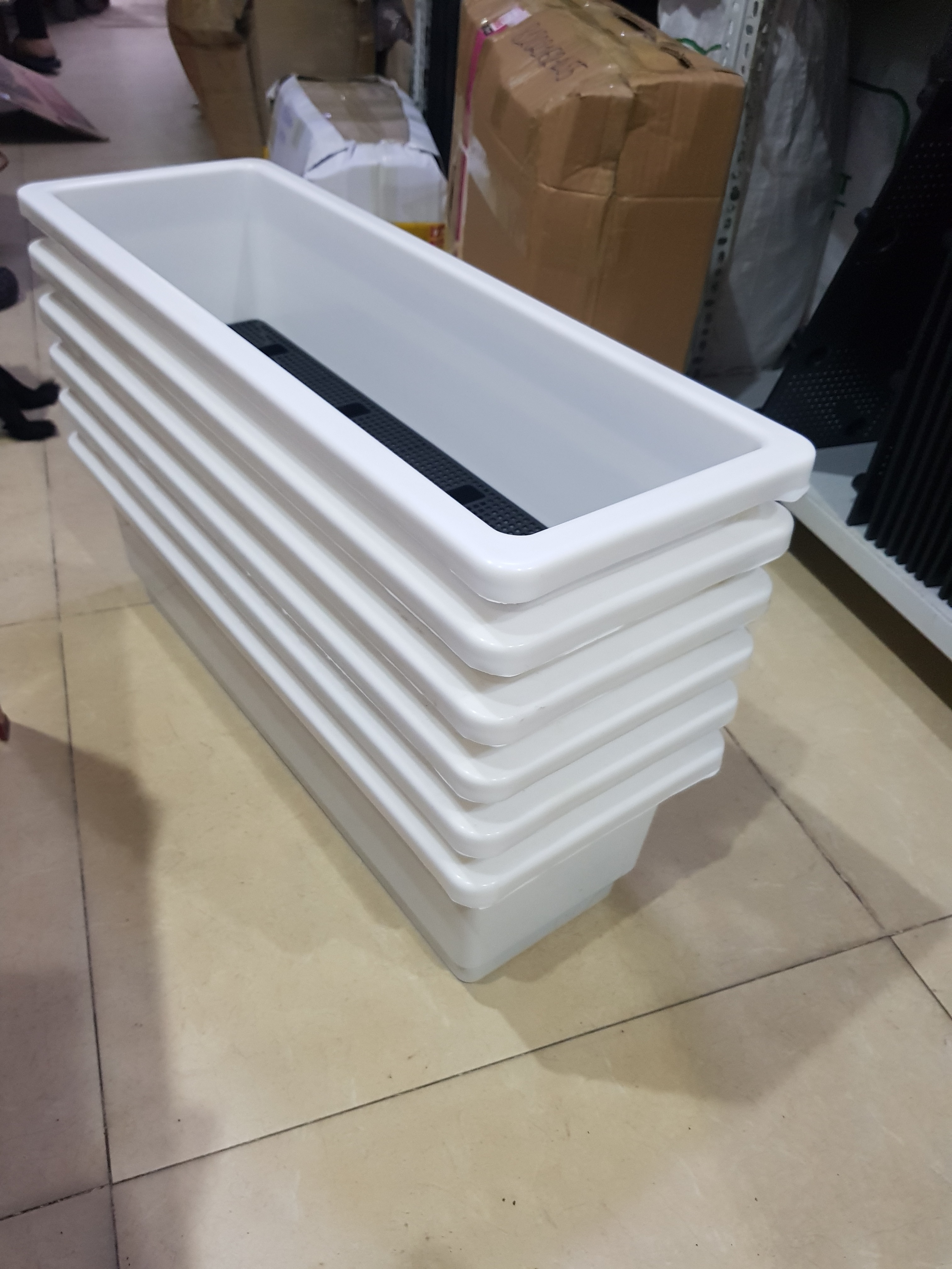 Combo 5 Chậu Thông Minh Dài 48cm Chậu Chữ Nhật