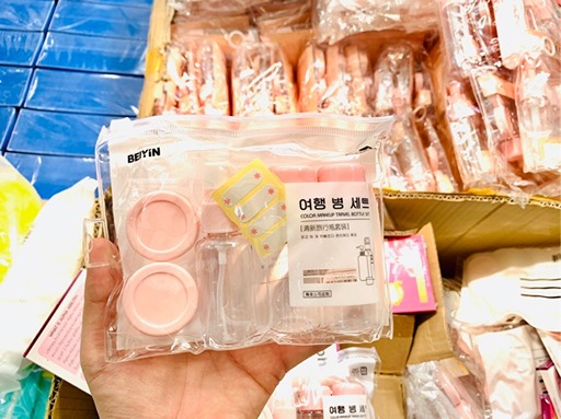 Bộ chiết mỹ phẩm du lịch mini set 6 món/ set 5 món