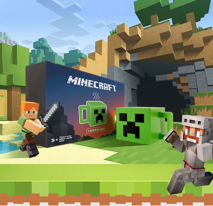 Cốc Creeper Minecraft chính hãng Mojang