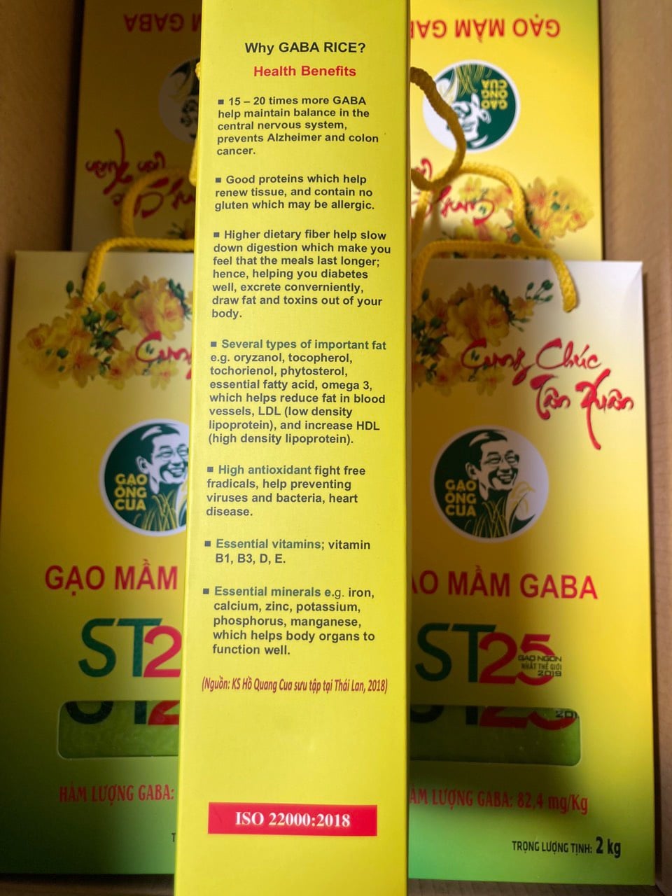 Gạo mầm Gaba ST25 (ăn kiêng, tiểu đường, béo phì) - Hộp 2kg