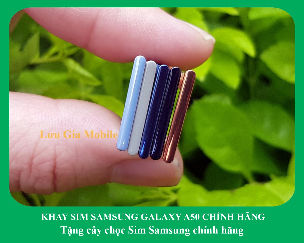 KHAY SIM SAMSUNG GALAXY A50 2019 CÔNG TY + Tặng chọc Sim Samsung công ty