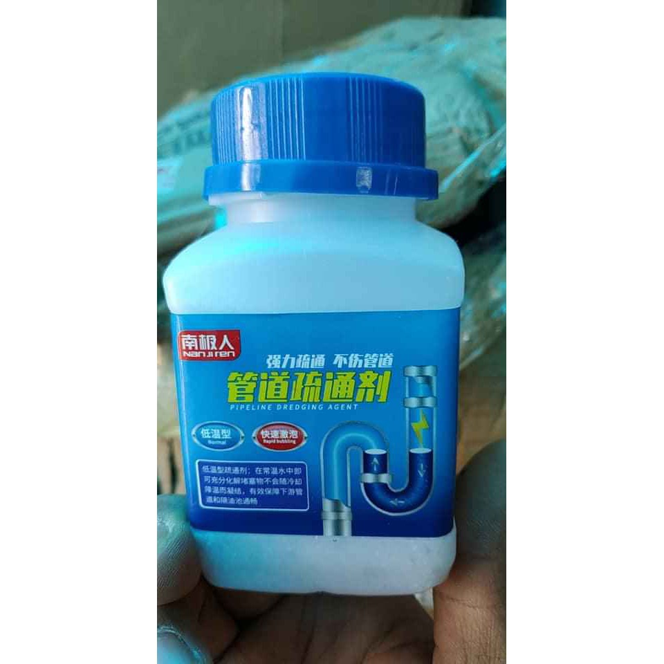 Lọ bột thông cống nắp xanh Tmark