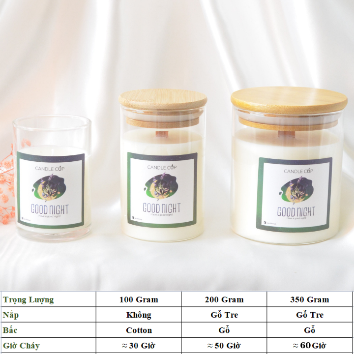 Nến Thơm phòng AGAYA Candle Cup - Mùi GOODNIGHT
