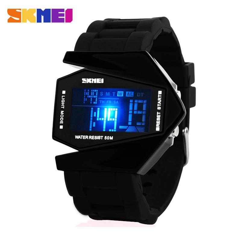 Đồng hồ thể thao nam điện tử Skmei 0817 kiểu dáng hình phi thuyền cực ngầu
