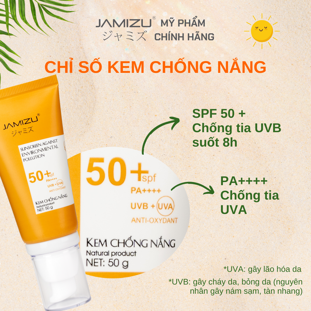 Kem chống nắng Jamizu 50g