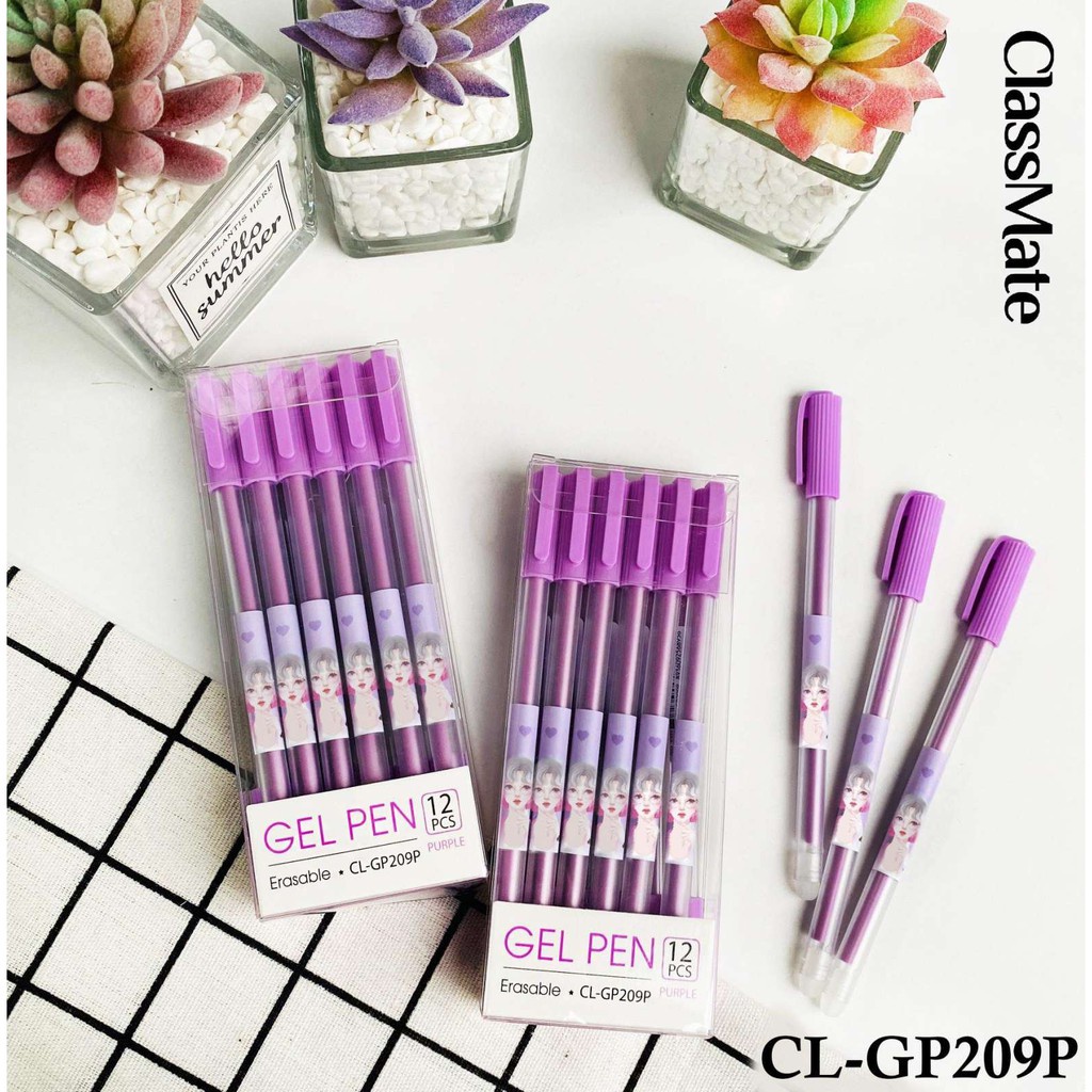 Combo 2 chiếc bút gel xóa được 0.5mm gp209 classmate