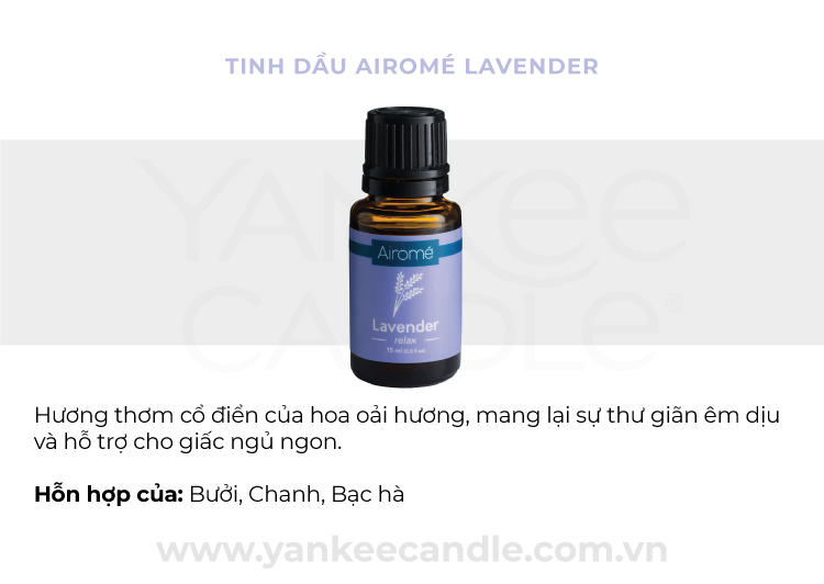 Tinh dầu Airomé Yankee Candle - Lavender 15ml