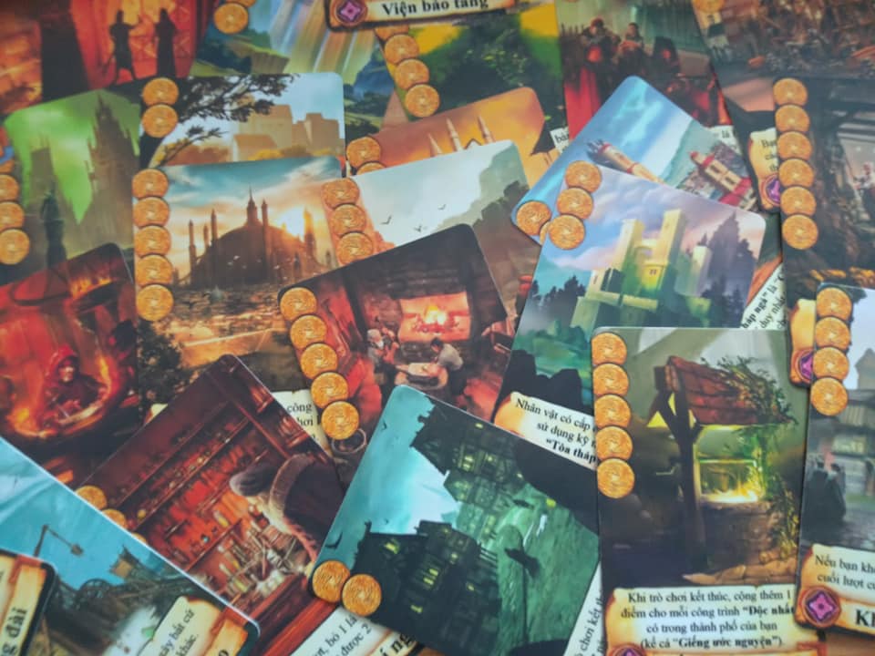 TRÒ CHƠI BOARDGAME CITADELS - THÀNH PHỐ TRUNG CỔ