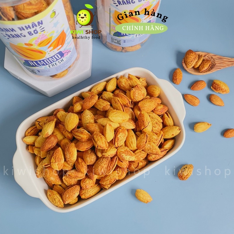 Hạnh Nhân Rang Bơ nhập khẩu Mỹ Hũ 450GR *Kiwishop*