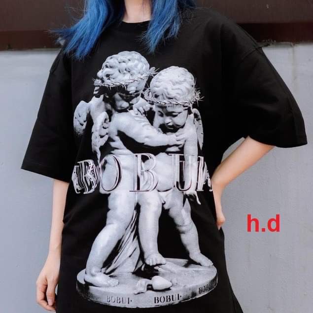 Áo thun tay lỡ BOBUI Thiên Thần chất cotton