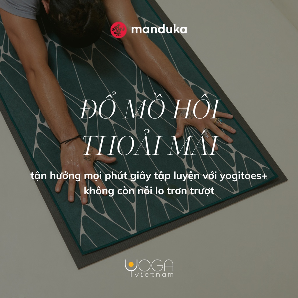 Khăn tập yoga MANDUKA YOGITOES®