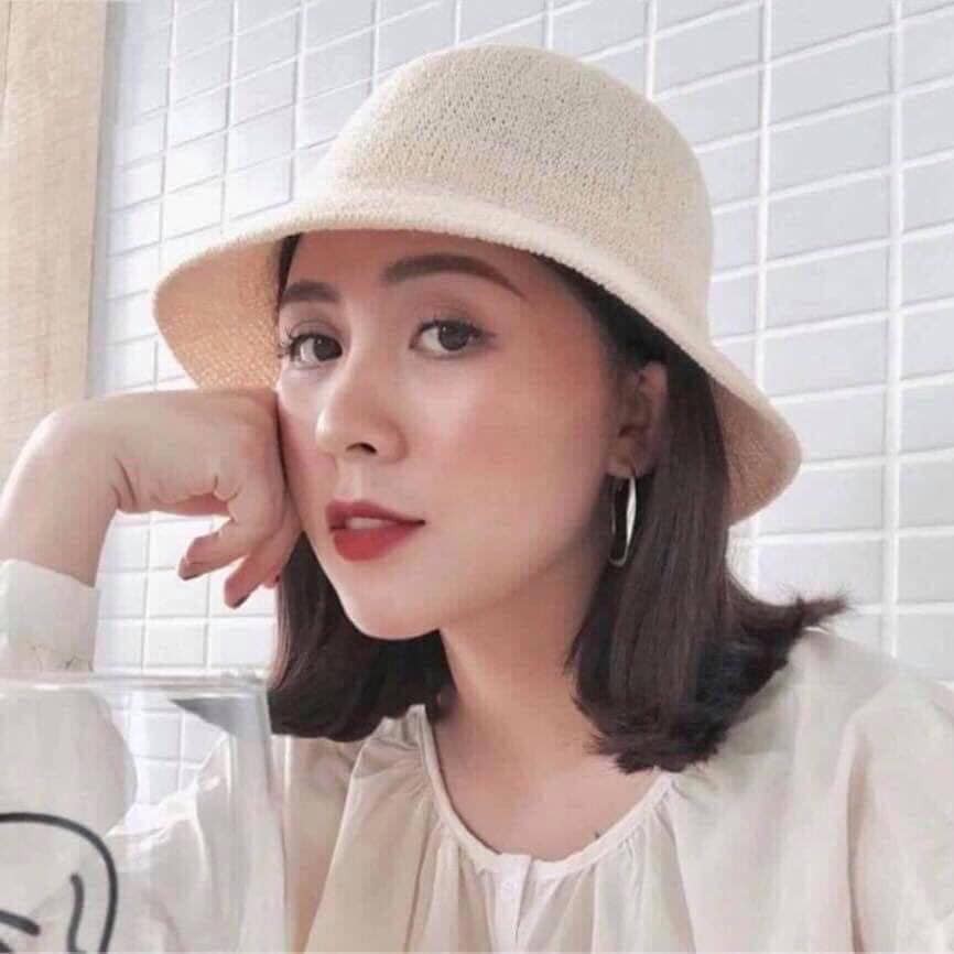 Mũ cói chữ M - Thời trang - Phong cách
