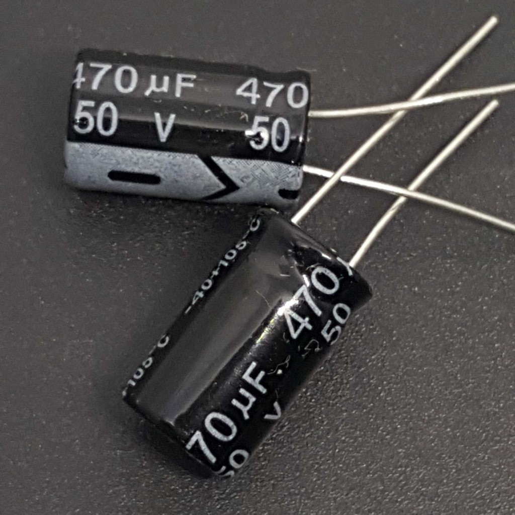 Combo 10 Tụ Hóa 470UF 50V, Tụ Phân Cực