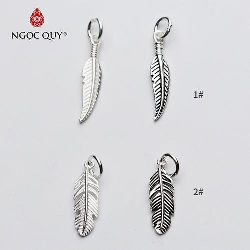 [HCM]Charm bạc lông vũ treo - Ngọc Qúy Gemstones