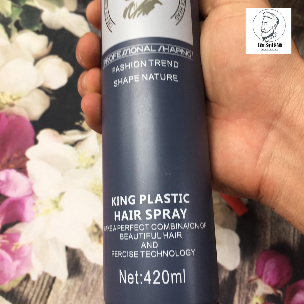 Gôm Xịt Tóc Butterfly Shadow  Xanh 420ml Giữ Nếp Tốt