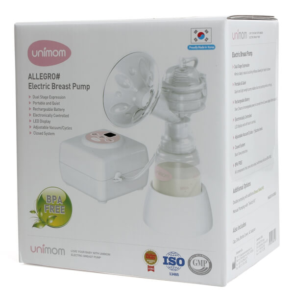 Máy hút sữa Unimom UM880106 (Trắng hồng)