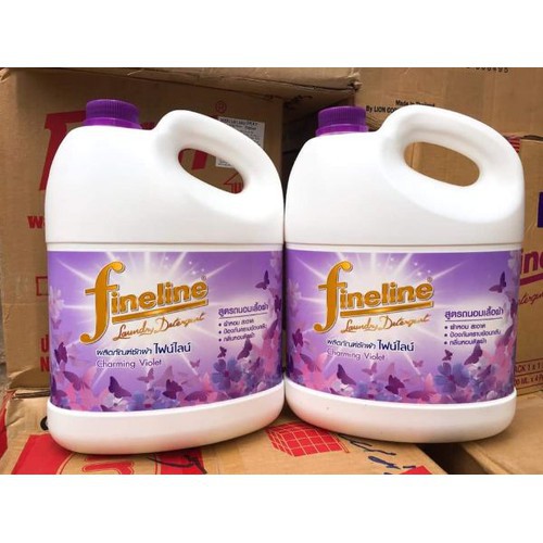 [HCM]NƯỚC GIẶT XẢ FINELINE [TÍM] 3000ML THÁI LAN