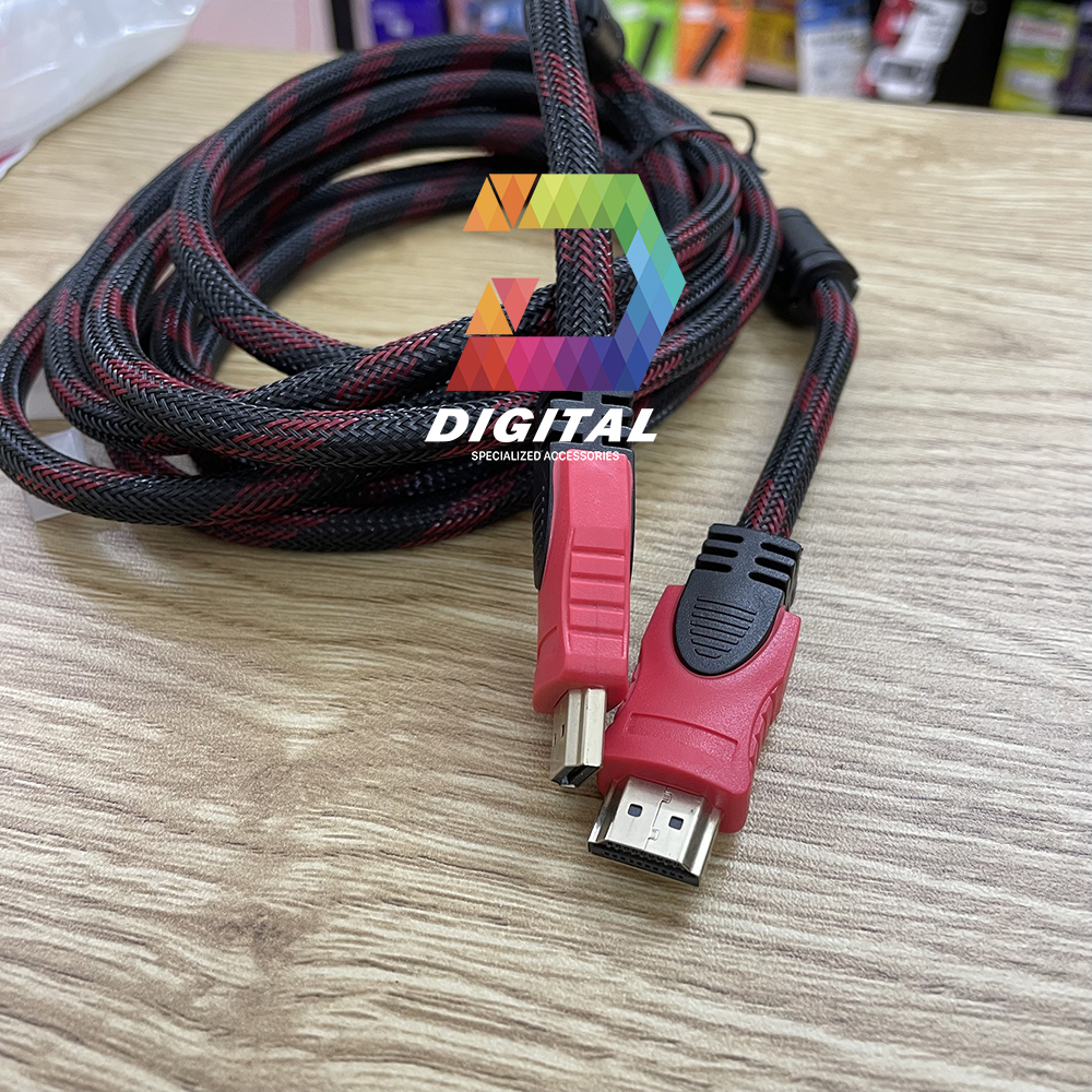 Cáp HDMI 2 Đầu Chống Nhiễu Bọc Dây Dù