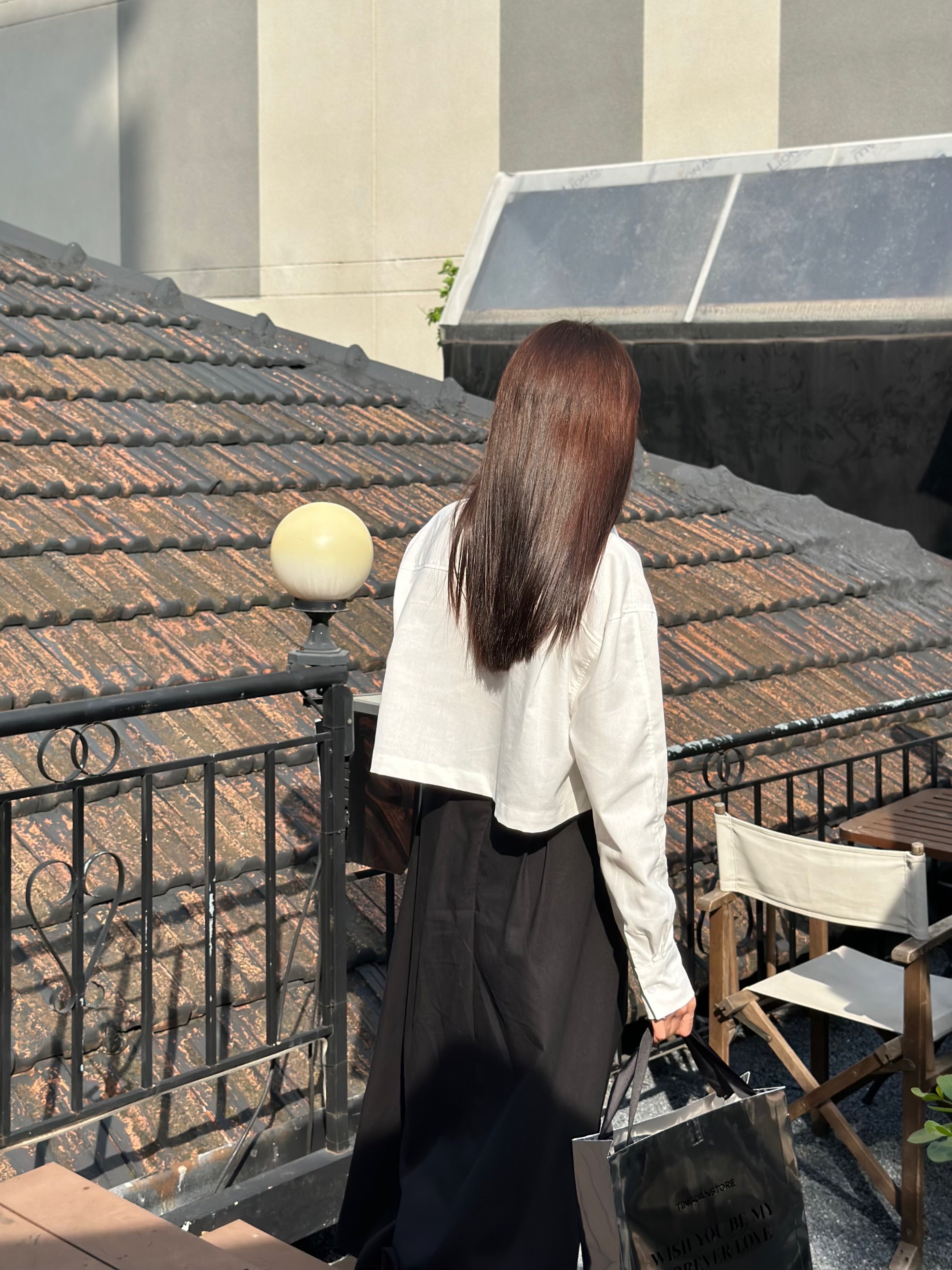 Áo sơmi croptop linen - 𝐋𝐢𝐧𝐞𝐧 𝐒𝐡𝐢𝐫𝐭