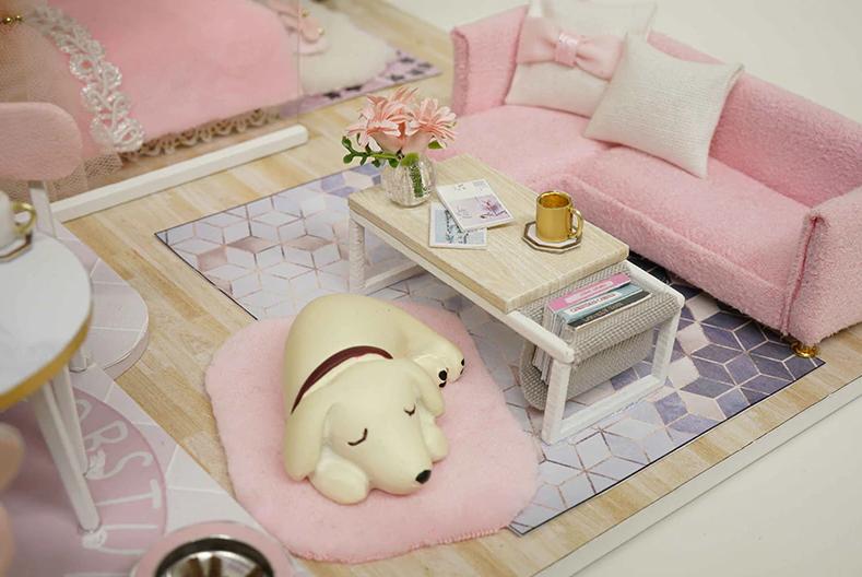Bộ mô hình lắp ghép DIY- Căn phòng búp bê H-016