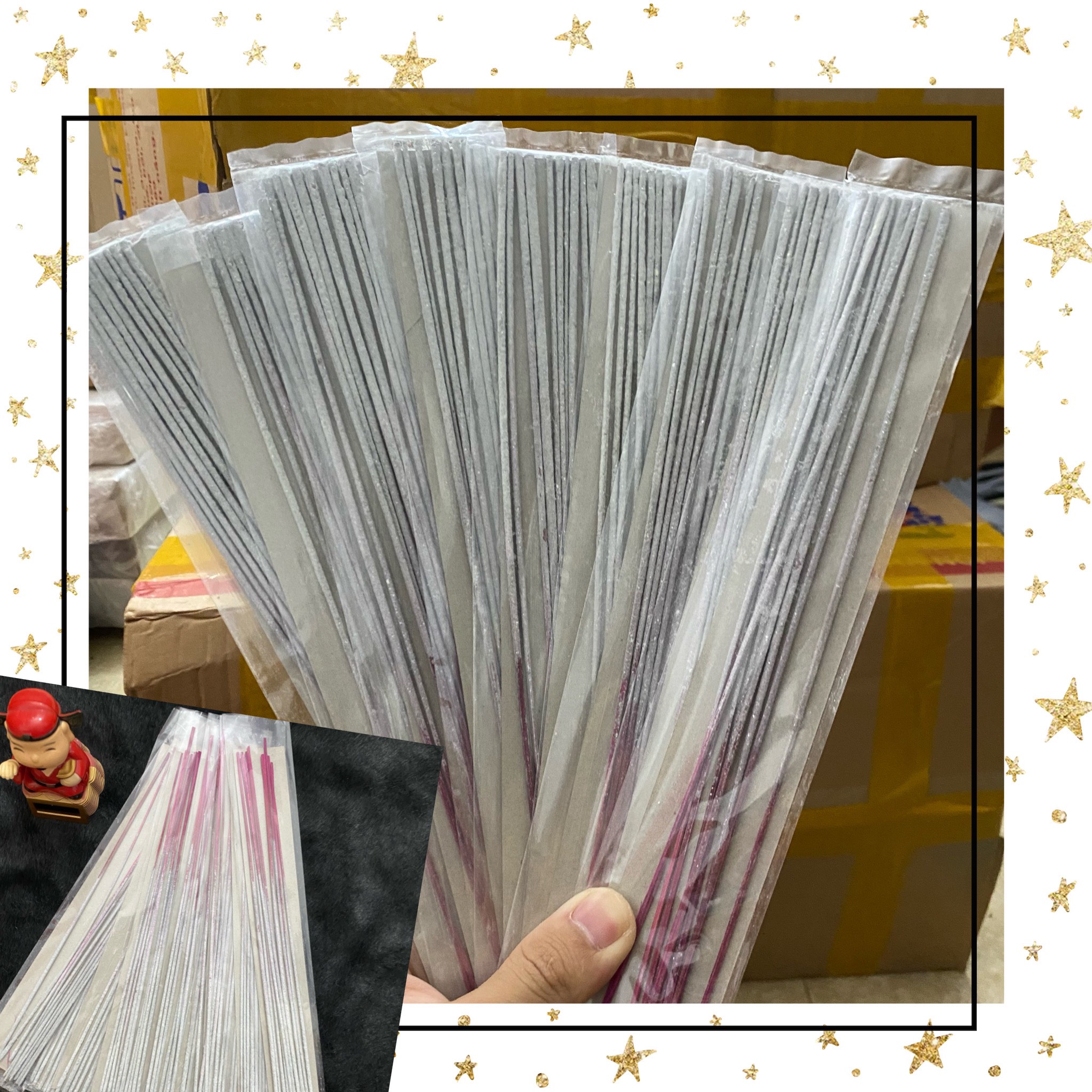 Bông que gỗ 50 túi bông que gỗ 500 que