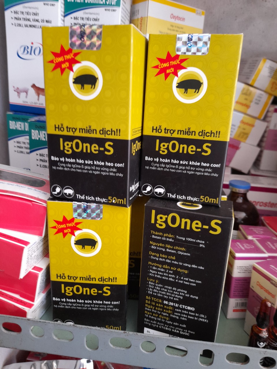 Kháng thể đặc hiệu cho Heo con theo mẹ IgOne-S