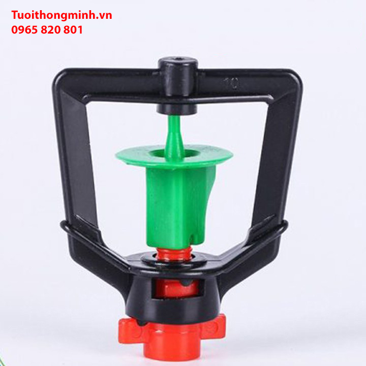 Đầu Béc tưới phun mưa mini xoay 360 độ