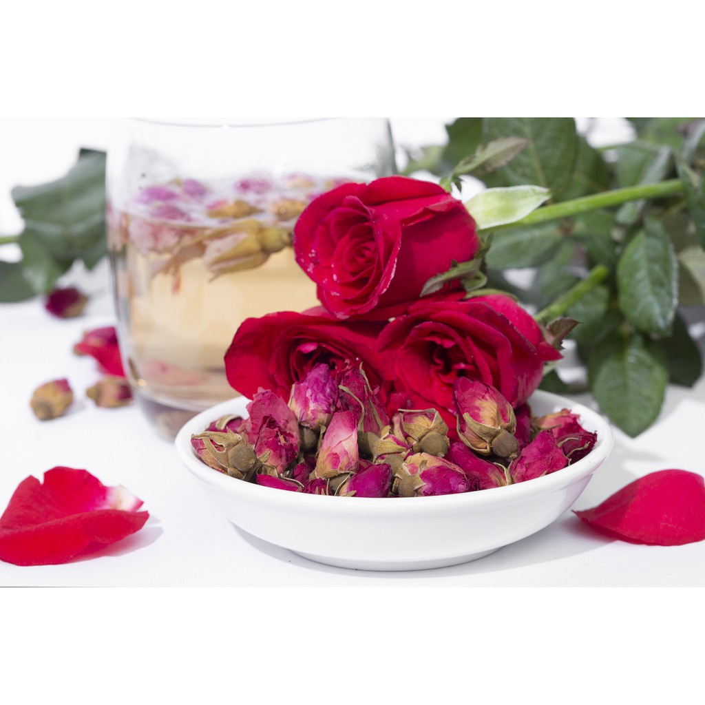 Trà hoa hồng sấy khô 100g