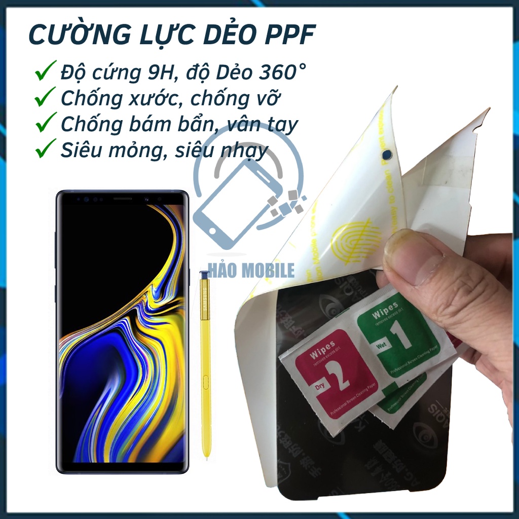 Dán dẻo ppf samsung note 8, note 9