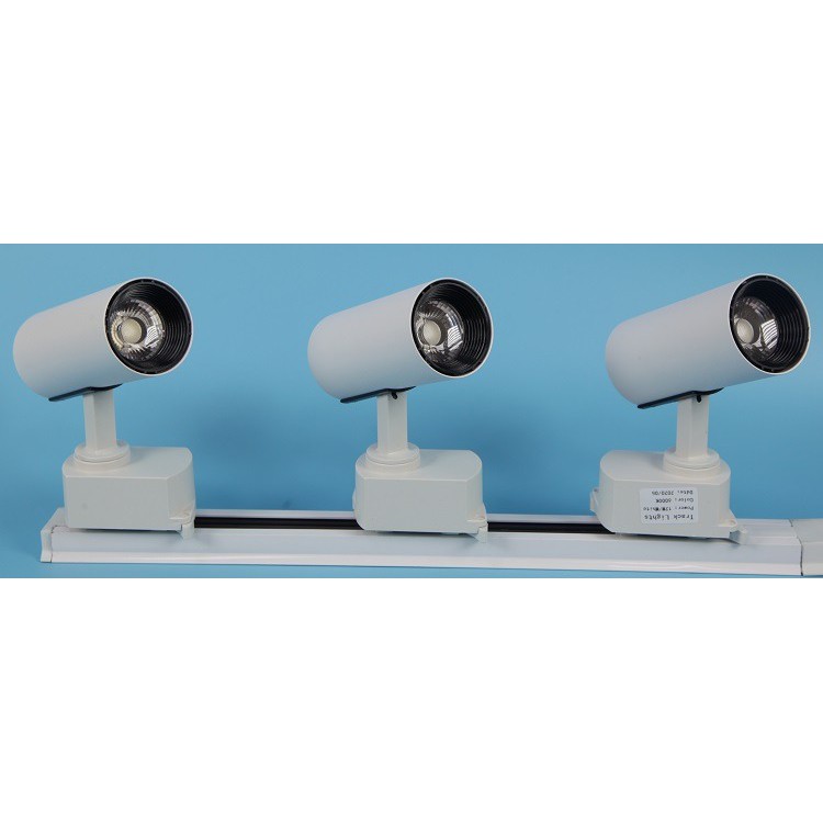 Combo 3 đèn led rọi ray ống bơ 3w + thanh ray 1m