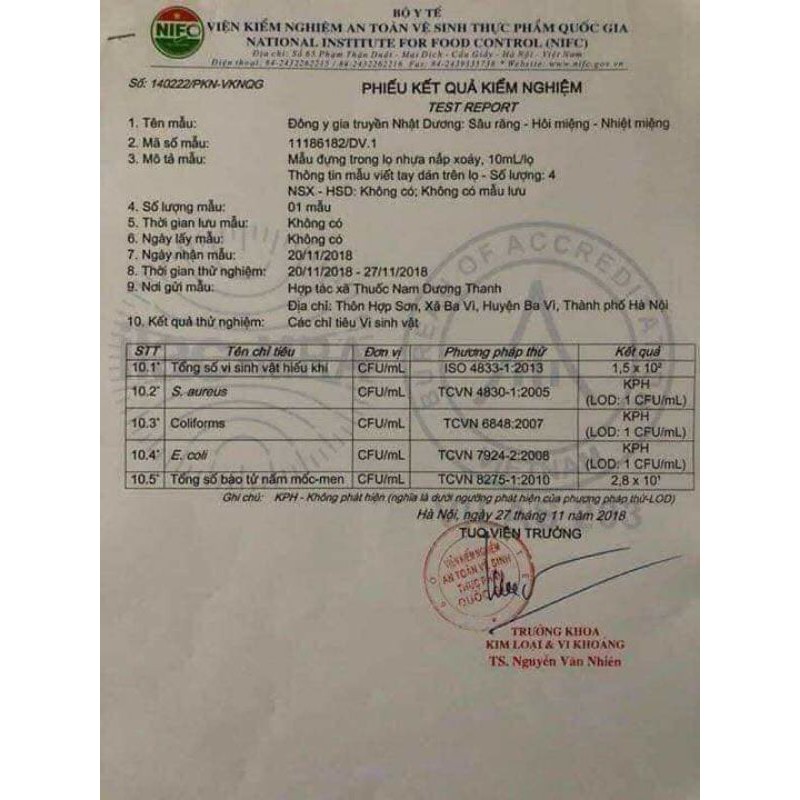 Thảo dược răng miệng Nhật Dương