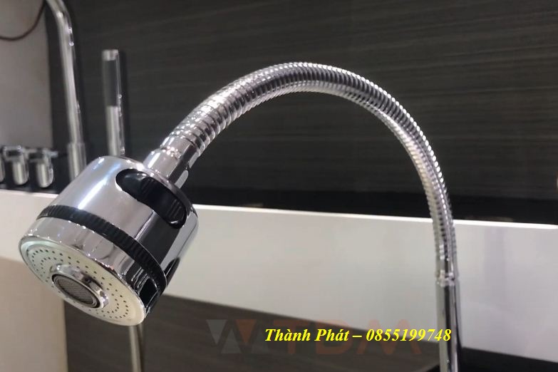 [CHÍNH HÃNG] Vòi Bếp Lạnh, cần mềm CAESAR K025C Gắn Chậu, vòi rửa chén bát