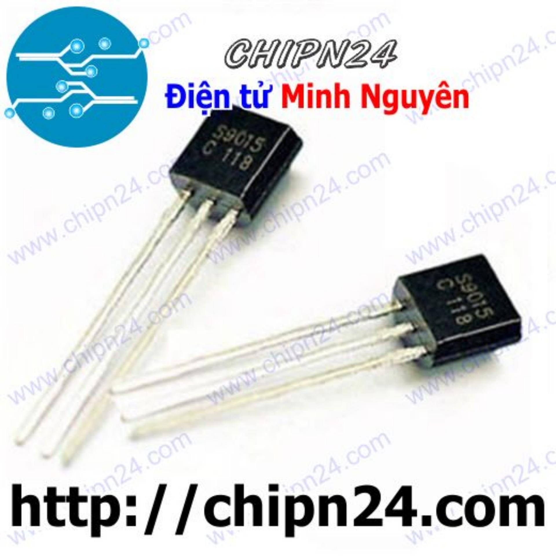 [25 con] (KT1) Transistor S9015 TO-92 PNP 100mA 50V (9015)