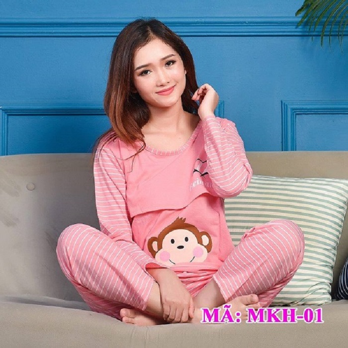 Bộ đồ bầu sau sinh hình khỉ đủ size (50-90kg)