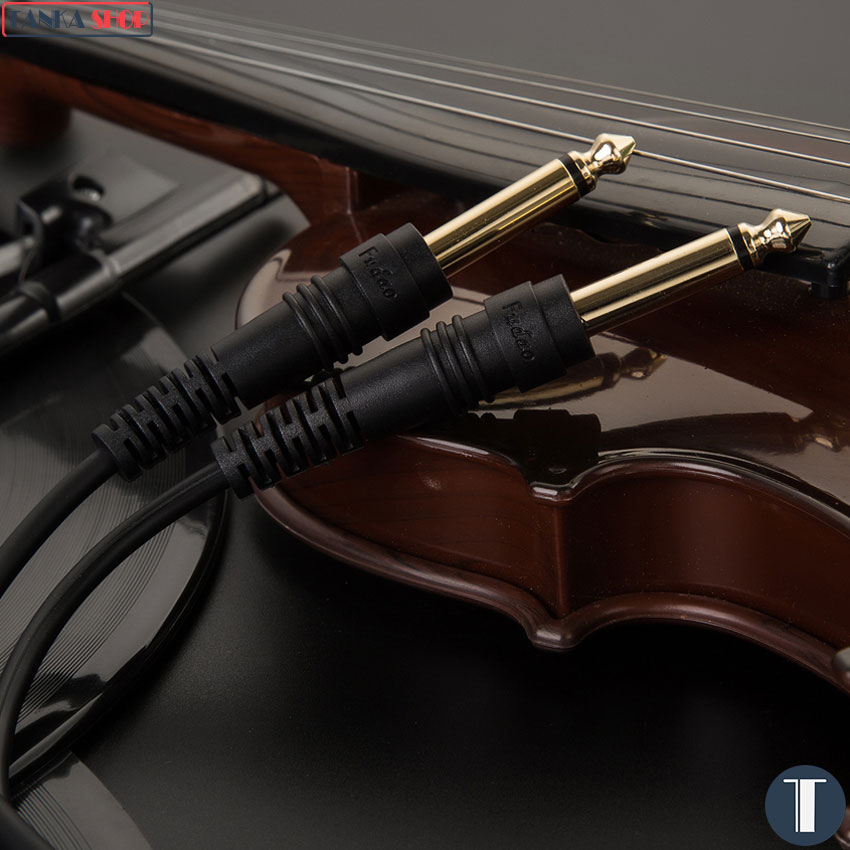 Cáp chuyển jack 3.5mm sang 2 jack 6.3mm 1m JSJ-414