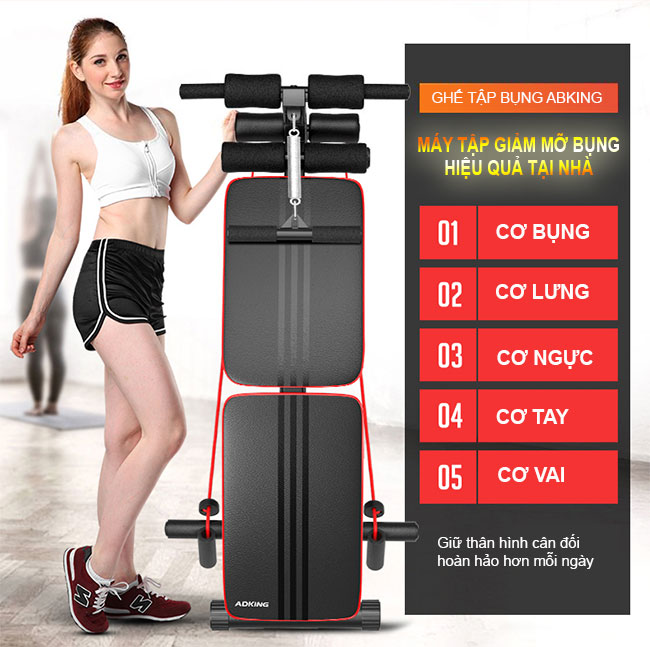 Ghế cong tập bụng AD-178